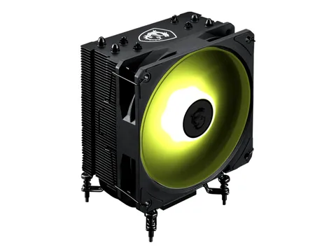 Disipador MSI MAG CoreFrozr AA13, torre de aire, negro