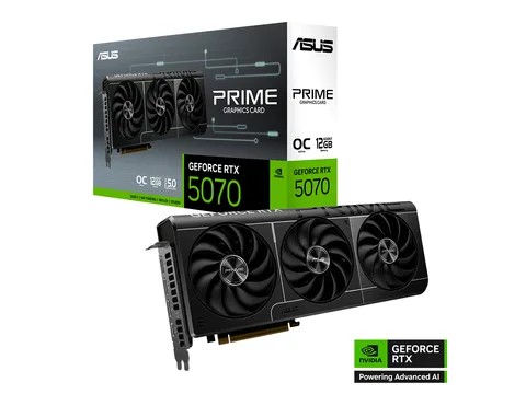 Tarjeta de video ASUS Prime GeForce RTX 5070 OC Edition, 12 GB
