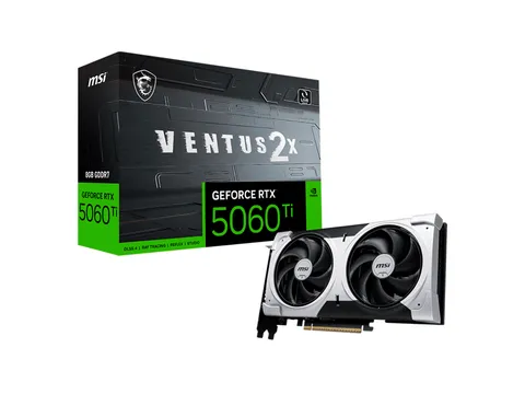 Tarjeta de video MSI GeForce RTX 5060 Ti Ventus 2X Plus, 8 GB