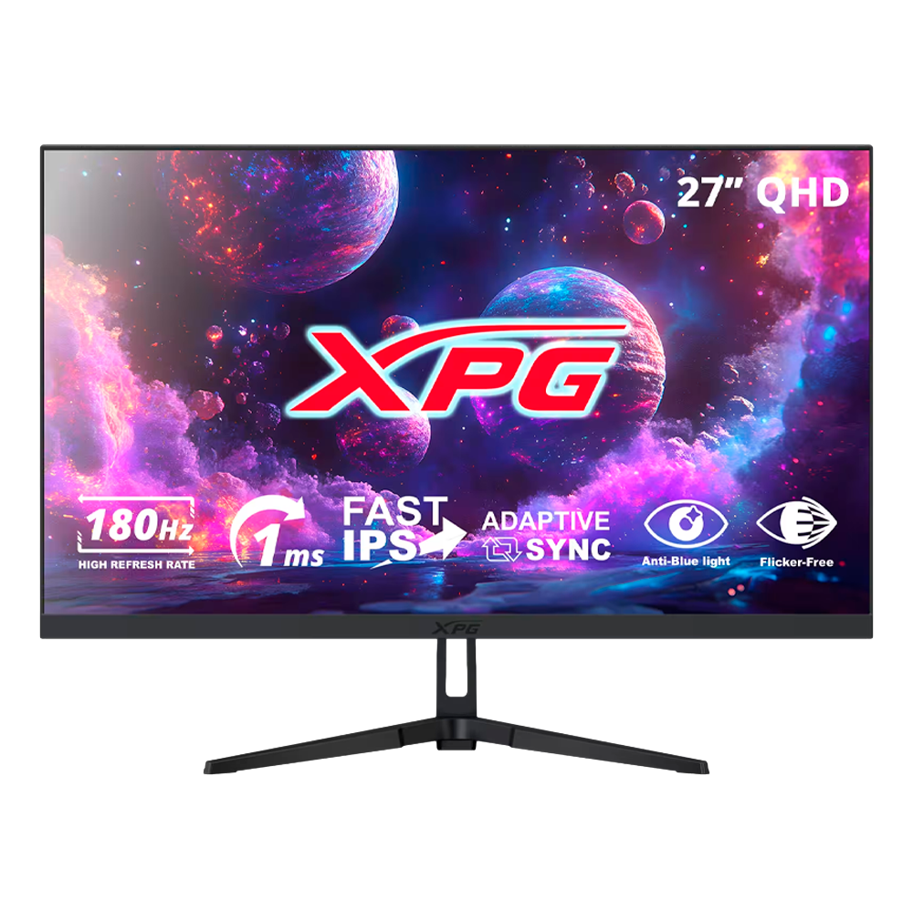 Monitor Gamer XPG RIFT R27Q8 / 27 / 2560x1440 / 180Hz / HDMI/DisplayPort / Negro / RIFT R27Q8 BK C MX / IPS